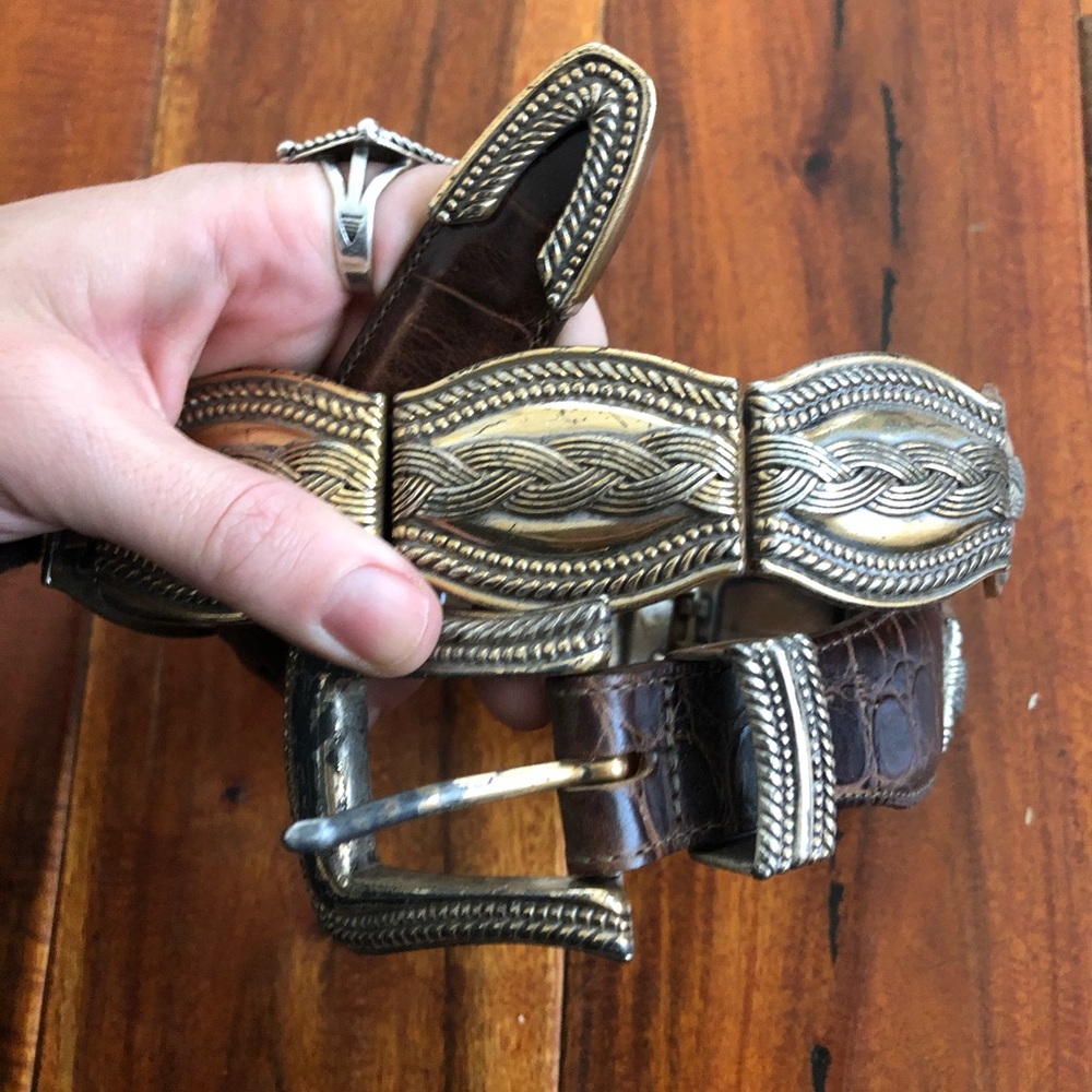Heavy Leather/Metal Belt